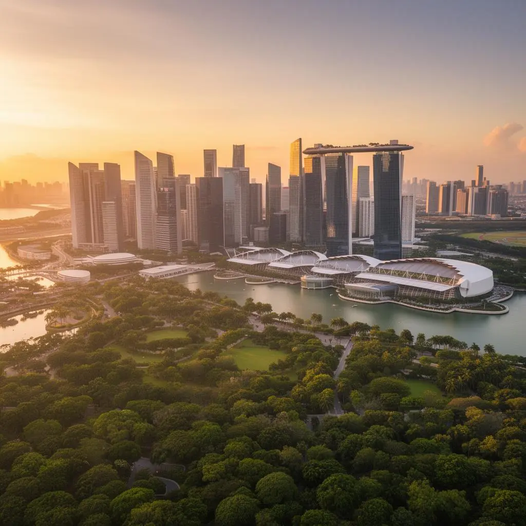 Singapore skyline